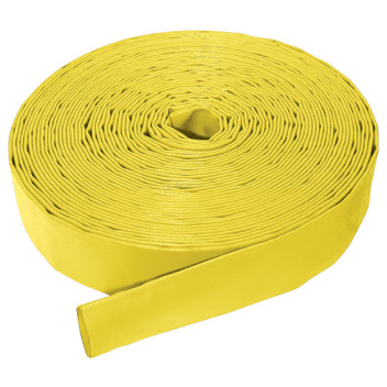 1.1/2\" ID YELLOW LAYFLAT HOSE 10M COIL