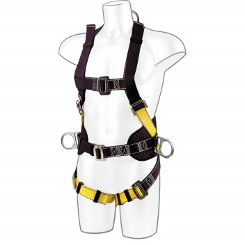 FP15 Portwest 2 Point Comfort Plus Harness Black