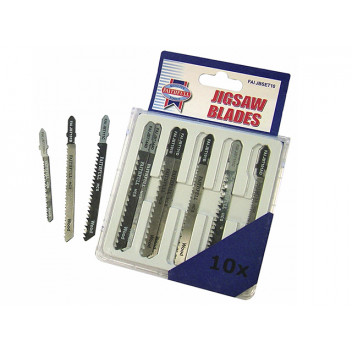 Faithfull Jigsaw Blade Set of 10 Assorted