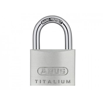 ABUS Mechanical 64TI/30mm TITALIUM Padlock Keyed Alike KA6311