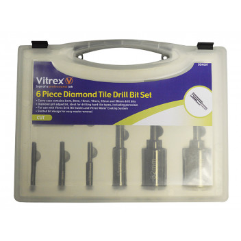 Vitrex DDK001 Porcelain Drill Kit, 6 Piece