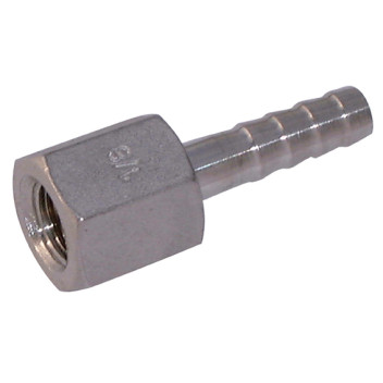 1/4\" BSPP FEMALE X 09MM HOSETAIL 316