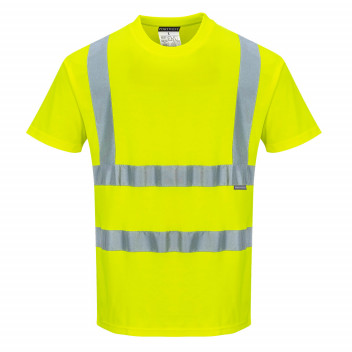S170 Cotton Comfort Short Sleeve T-Shirt Yellow XL
