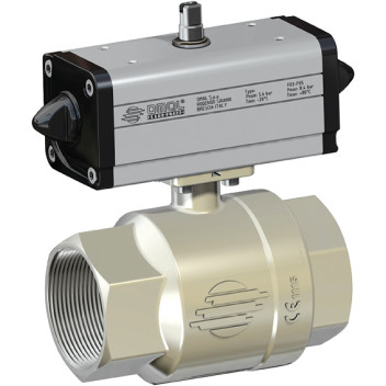 1\" BSP DOUBLE ACTING BALL VALVE