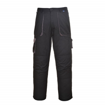 TX16 Portwest Texo Contrast Trouser - Lined Black Small
