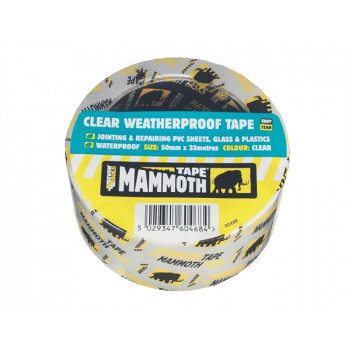 Everbuild Weatherproof Tape 50mm x 10m Clear