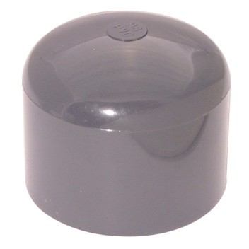 2.1/2\" ID SOLVENT BLANKINGCAP UPVC DGREY