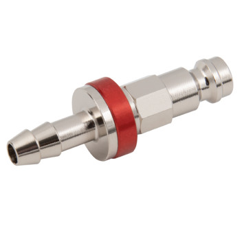 4mm HOSE TAIL PLUG BLUE