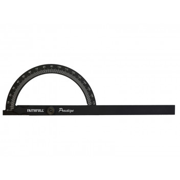 Faithfull Prestige Angle Gauge Black Aluminium 150 x 270mm