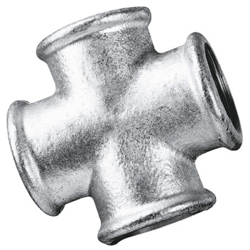 3/4\" BSP FEM EQUAL CROSS GALVANISED 180