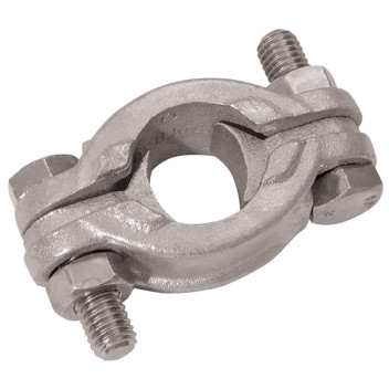 2-BOLT CLAMP PLATED 140MM X 154MM