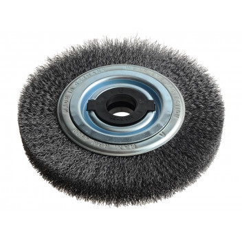 Lessmann Wheel Brush D200mm x W28-32 x 80 Bore Set 4 +1 Steel Wire 0.30