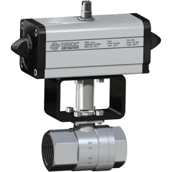 2\" BSP DOUBLE ACTING BALL VALVE ST/ST