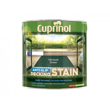Cuprinol Anti-Slip Decking Stain Vermont Green 2.5 litre