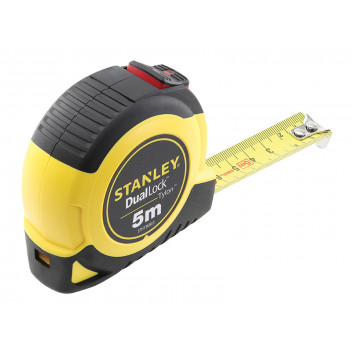 Stanley Tools DualLock Tylon Pocket Tape 5m (Width 19mm) (Metric only)