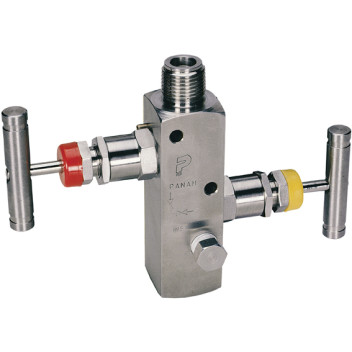 2 VALVE MANIFOLD REMOTE MOUNT 1/2\" NPT