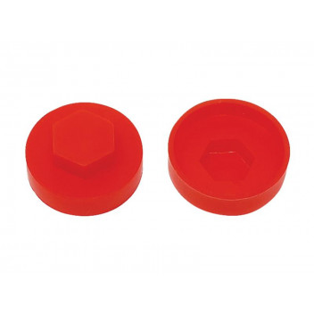 ForgeFix TechFast Cover Cap Poppy Red 16mm (Pack 100)