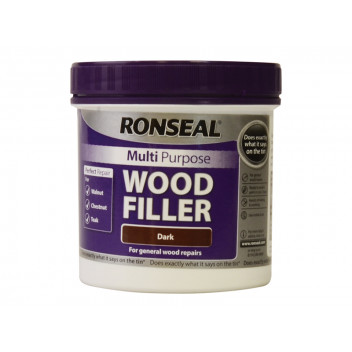 Ronseal Multipurpose Wood Filler Tub Dark 465g