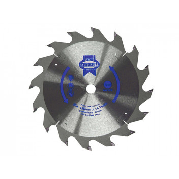 Faithfull TCT Cordless Trimsaw Blade 136 x 10mm x 30T POS