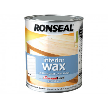 Ronseal Interior Wax White Ash 750ml