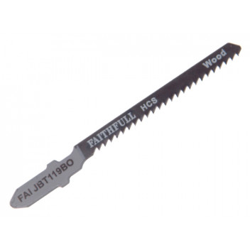 Faithfull Wood Jigsaw Blades Pack of 5 T119BO