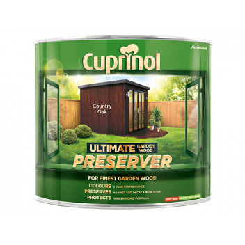 Cuprinol Ultimate Garden Wood Preserver Country Oak 1 litre