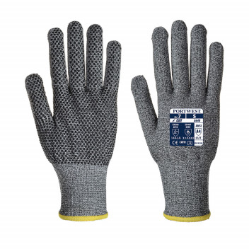 A640 Sabre-Dot Glove Grey Large