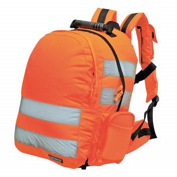 B904 Quick Release Hi-Vis Rucksack Orange