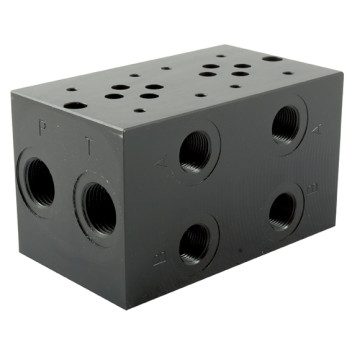 CETOP 3 3 STATION MANIFOLD STEEL