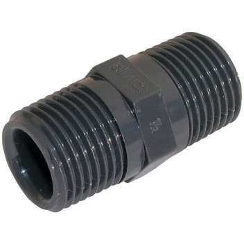 4\" BSP MALE EQUAL NIPPLE PVC
