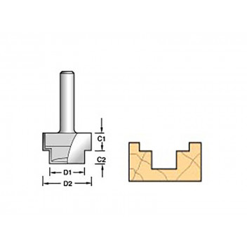 Trend 36/19 x 1/2 TCT Strip Recessor 9.5 x 19 x 13 x 6mm