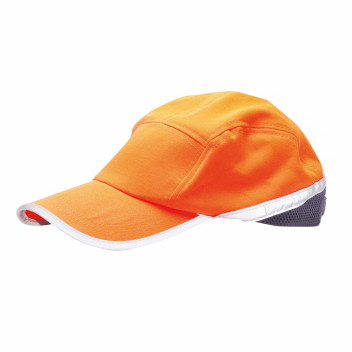 HB10 Hi-Vis Baseball Cap Orange/Navy