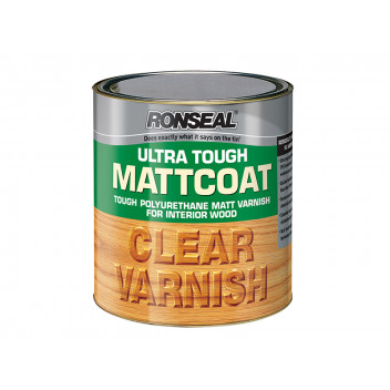 Ronseal Ultra Tough Internal Clear Mattcoat Varnish 750ml