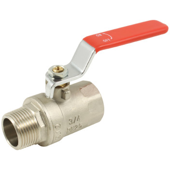 1/2\" BSPP Male/Female Brass Ball Valve