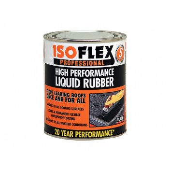 Ronseal Isoflex Liquid Rubber Black 4.25 litre