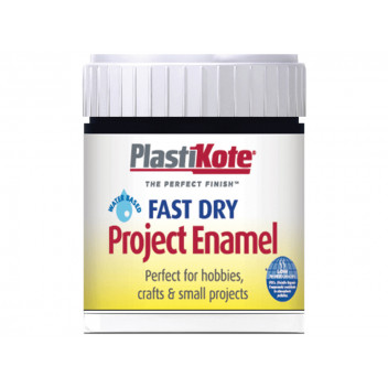 PlastiKote Fast Dry Enamel Paint B1 Bottle Gloss Black 59ml