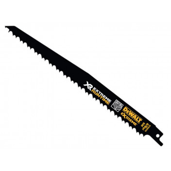 DEWALT FlexVolt XR Wood With Nails Reciprocating Blades 230mm 4/6 TPI Pack of 5