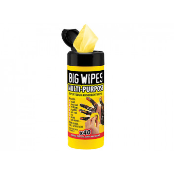 Big Wipes Industrial Multi-Purpose Wipes (Tub 40)