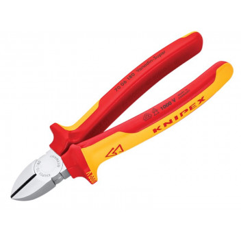 Knipex VDE Diagonal Cutter 180mm