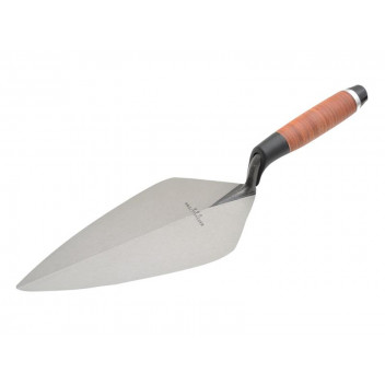 Marshalltown 34L Wide London Pattern Brick Trowel Leather Handle 12in