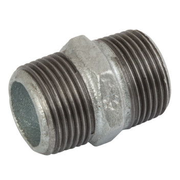 (BS FIG144) BSPT HEX NIPPLE 2 GLV