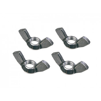 Faithfull External Building Profile Wing Nuts (Pack of 4)