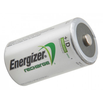 Energizer Recharge Power Plus D Cell Batteries RD2500 mAh (Pack 2)