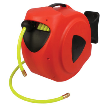 AIR AND WATER HI VIS HOSE REEL 3/8\"X15M