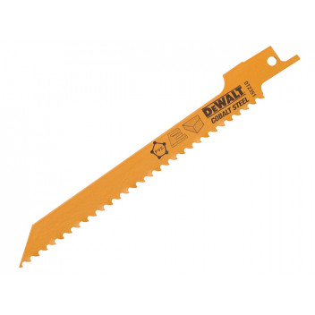 DEWALT Sabre Blade Fine Fast Cuts & Curve Cutting in Wood 152mm Pack of 5