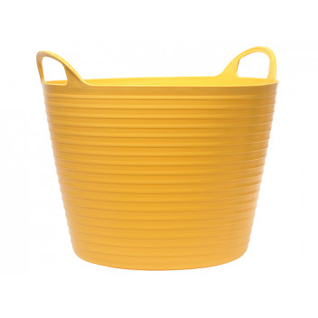 Faithfull Heavy-Duty Polyethylene Flex Tub 42 litres Yellow