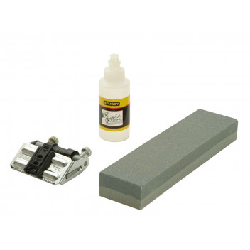 Stanley Tools Oilstone 200mm Oil & Honing Guide