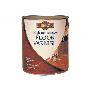 Liberon High Resistance Floor Varnish Clear Matt 2.5 litre