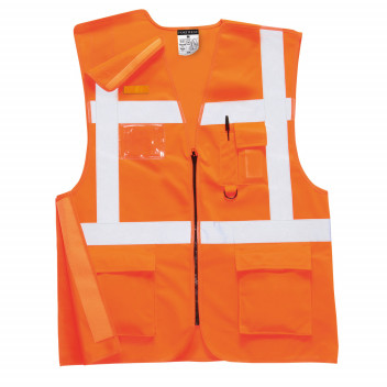 RT26 Executive Rail Vest RIS Orange XL