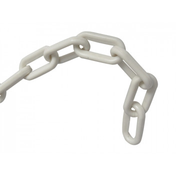 Faithfull Plastic Chain 8mm x 12.5m White
